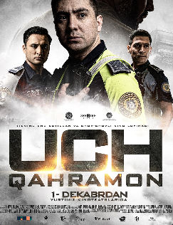 Uch qahramon Uzbek kino 2025 O'zbekcha tarjima kino Full HD skachat